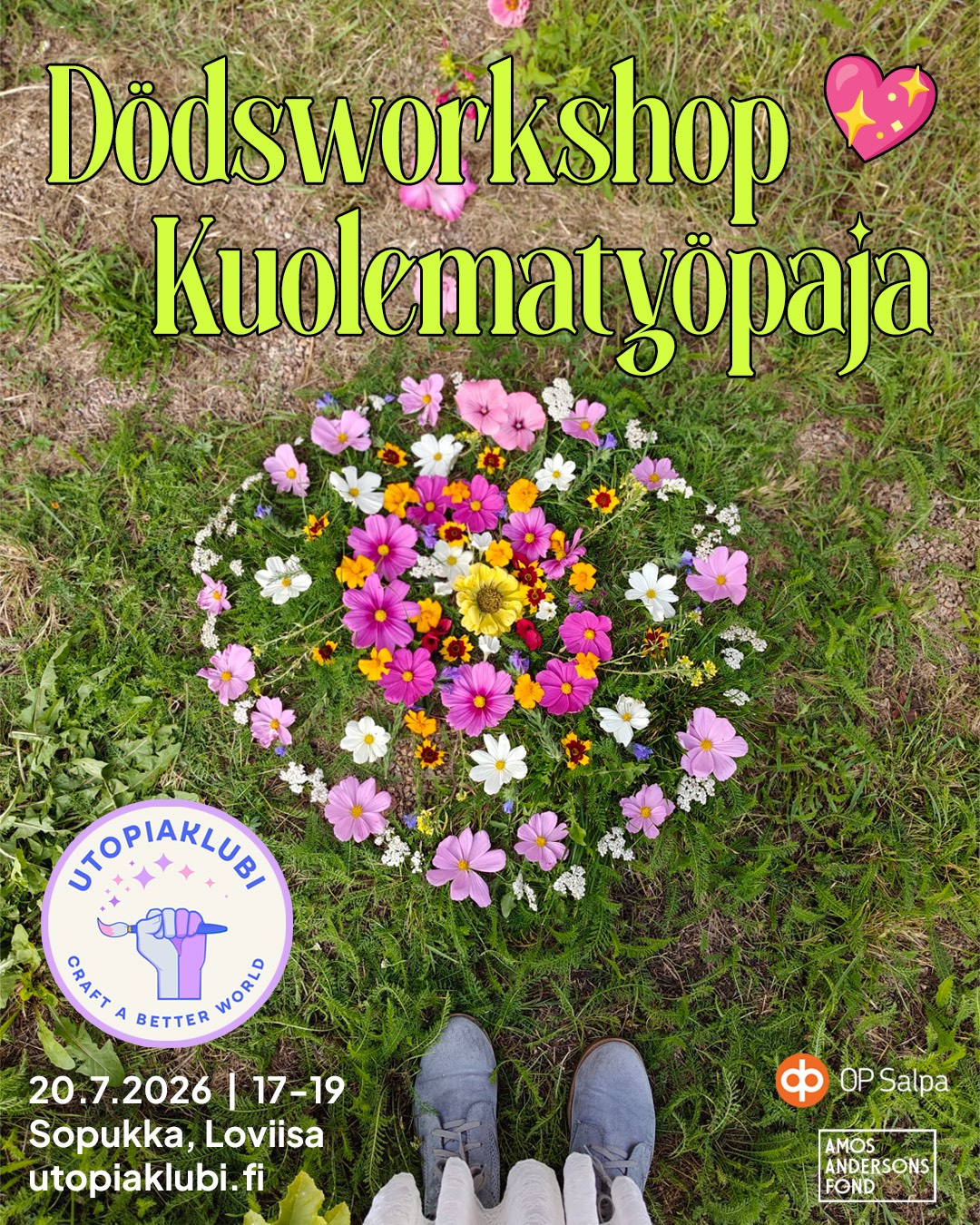 Featured image for “Utopiaklubi: Kuolematyöpaja / Dödsworkshop ma 20.7. klo 17”
